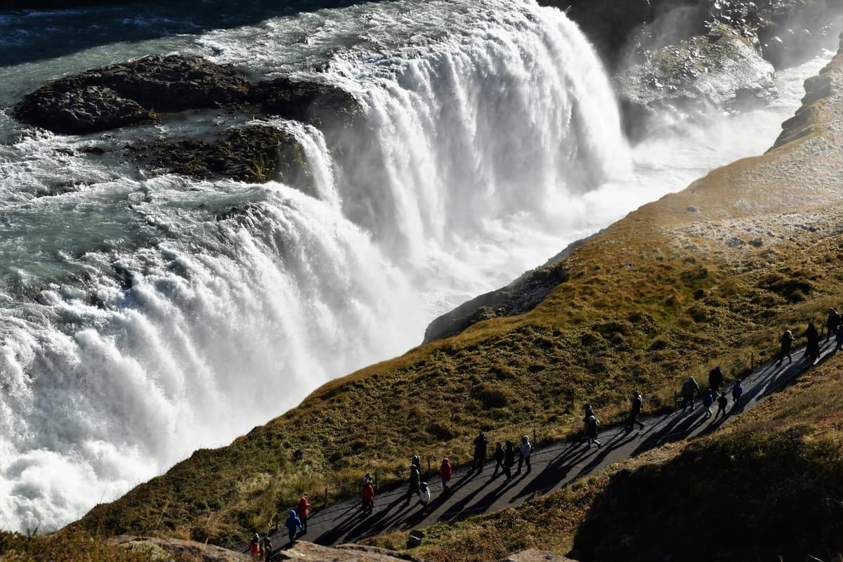 Gullfoss waterfall