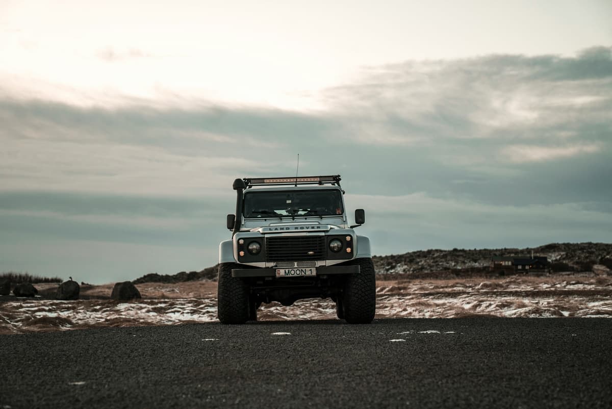 Land Rover on an adventure trip